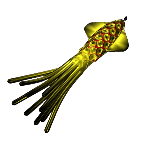 Trophy Glowing Squid